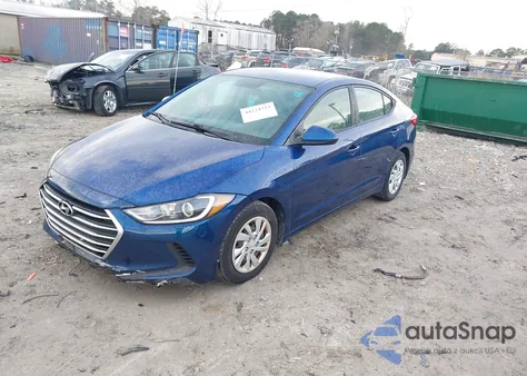 2017 Hyundai Elantra Se из США, поврежденный, VIN 5NPD74LF0HH137720
